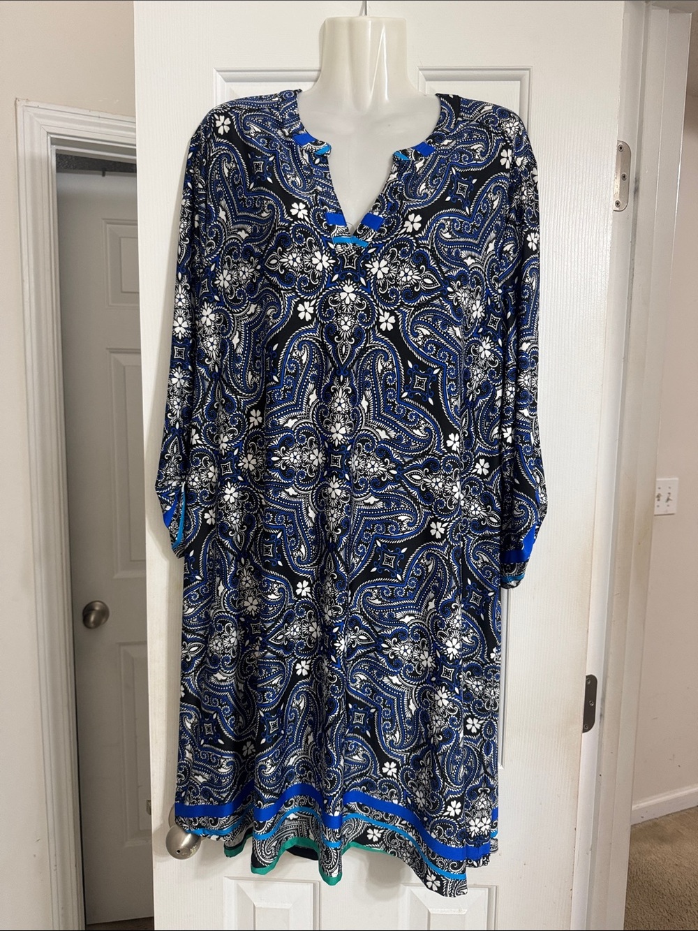 ND BLA-ROYAL-TUR Dress